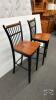 (2) 2-TONE PUB CHAIRS - 2