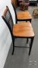 (2) 2-TONE PUB CHAIRS - 4