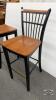 (2) 2-TONE PUB CHAIRS - 7
