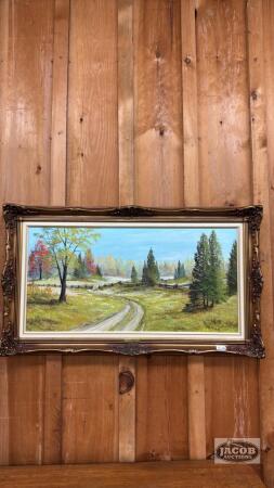 FALL SCENE ON CANVAS