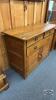 SIDE BOARD BOTTOM WITH (3) DRAWERS - 3