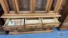 VICTORIAVILLE OAK 2 PIECE BUFFET HUTCH WITH LIGHT - 5