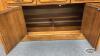 VICTORIAVILLE OAK 2 PIECE BUFFET HUTCH WITH LIGHT - 6