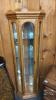 OAK CORNER CURIO CABINET WITH LIGHT - 5