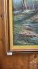 3D OIL ON CANVAS LAKE SCENE BY M. SCOTT - 4