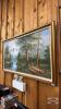 3D OIL ON CANVAS WATERFALL SCENE BY M. SCOTT