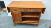 ROXTON MAPLE DROP LEAF SERVER - 2