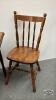 SMALL WOODEN DINETTE SET WITH TABLE AND 2 CHAIRS - 5