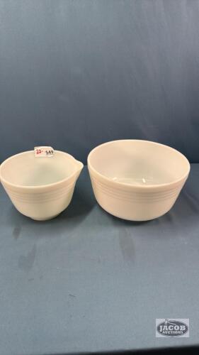 (2) PYREX BOWLS