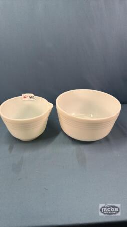 (2) PYREX BOWLS
