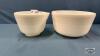 (2) PYREX BOWLS - 2