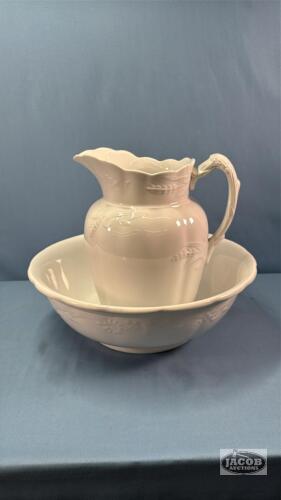 JOHNSON BROS. IRONSTONE (2) PIECE CHAMBER SET