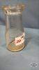 (2) SILVERWOODS 1/2 PINT MILK BOTTLES - 3