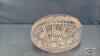 ORNATE LEAD CRYSTAL BASKET - 5