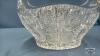 ORNATE LEAD CRYSTAL BASKET - 7