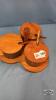PLASTIC AND WOOD CONDIMENT SET - 2