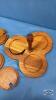 PLASTIC AND WOOD CONDIMENT SET - 4