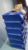 18 STACKABLE BINS IN SETS OF (3) WITH HARDWARE - 7