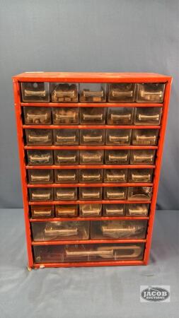 38 DRAWER ORGANIZER WITH HARDWARE