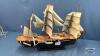 PLASTIC MODEL SCHOONER SHIP - 2