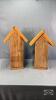 (2) WOODEN BIRD HOUSES - 3