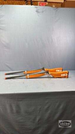 (2) WOODEN TOY RIFLES MADE BY PARIS