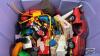 RUBBER TOTE WITH LID AND TOYS - 2