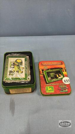 HARVEST HERITAGE METAL COLECTOR CARDS