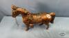 (3) PIECE METAL HORSE LOT - 3