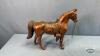 (3) PIECE METAL HORSE LOT - 5
