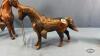 (3) PIECE METAL HORSE LOT - 6
