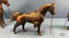 (3) PIECE METAL HORSE LOT - 9