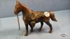 (3) PIECE METAL HORSE LOT - 12