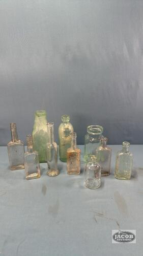 (10) OLD GLASS BOTTLES