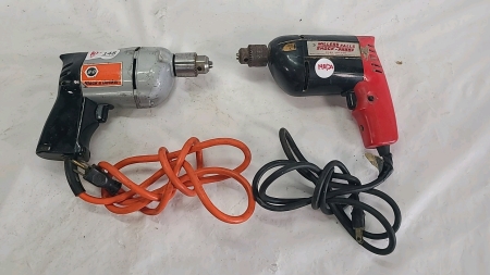 Black & Decker and Millers Falls Electric Drills