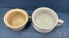 9IN CHAMBER POT AND AN 8IN PORCELAIN CHAMBER POT - 5