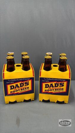 (8) DADS OLD FASHIONED ROOT BEER BOTTLES