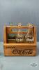 WOODEN REPRO COKE CARTON WITH (6) 6OZ. BOTTLES - 3