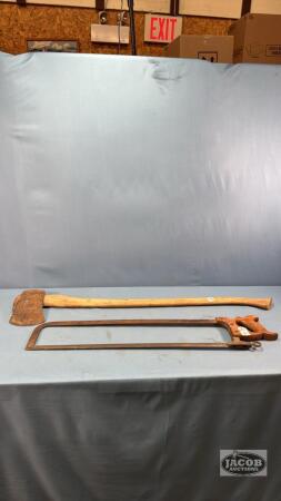 AXE AND MEAT SAW