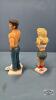 (2) RESIN BEER CAN HOLDER FIGURINES - 3
