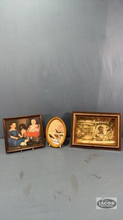 (3) ASSORTED PICTURES