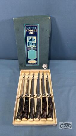 (6) STAINLESS STEEL STEAK KNIVES