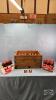 WOODEN COCA-COLA CASE WITH (4) CARTONS