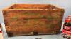 WOODEN COCA-COLA CASE WITH (4) CARTONS - 6