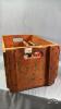 WOODEN COCA-COLA CASE WITH (4) CARTONS - 8