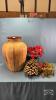 ARTIFICIAL FLORAL ARRANGEMENTS WITH LARGE VASE