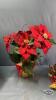 ARTIFICIAL FLORAL ARRANGEMENTS WITH LARGE VASE - 5