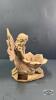 RESIN ANGEL ORNAMENT WITH MASONERY PLANTER - 7