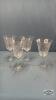 (4) CORNFLOWER WINE GLASSES