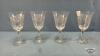 (4) CORNFLOWER WINE GLASSES - 2